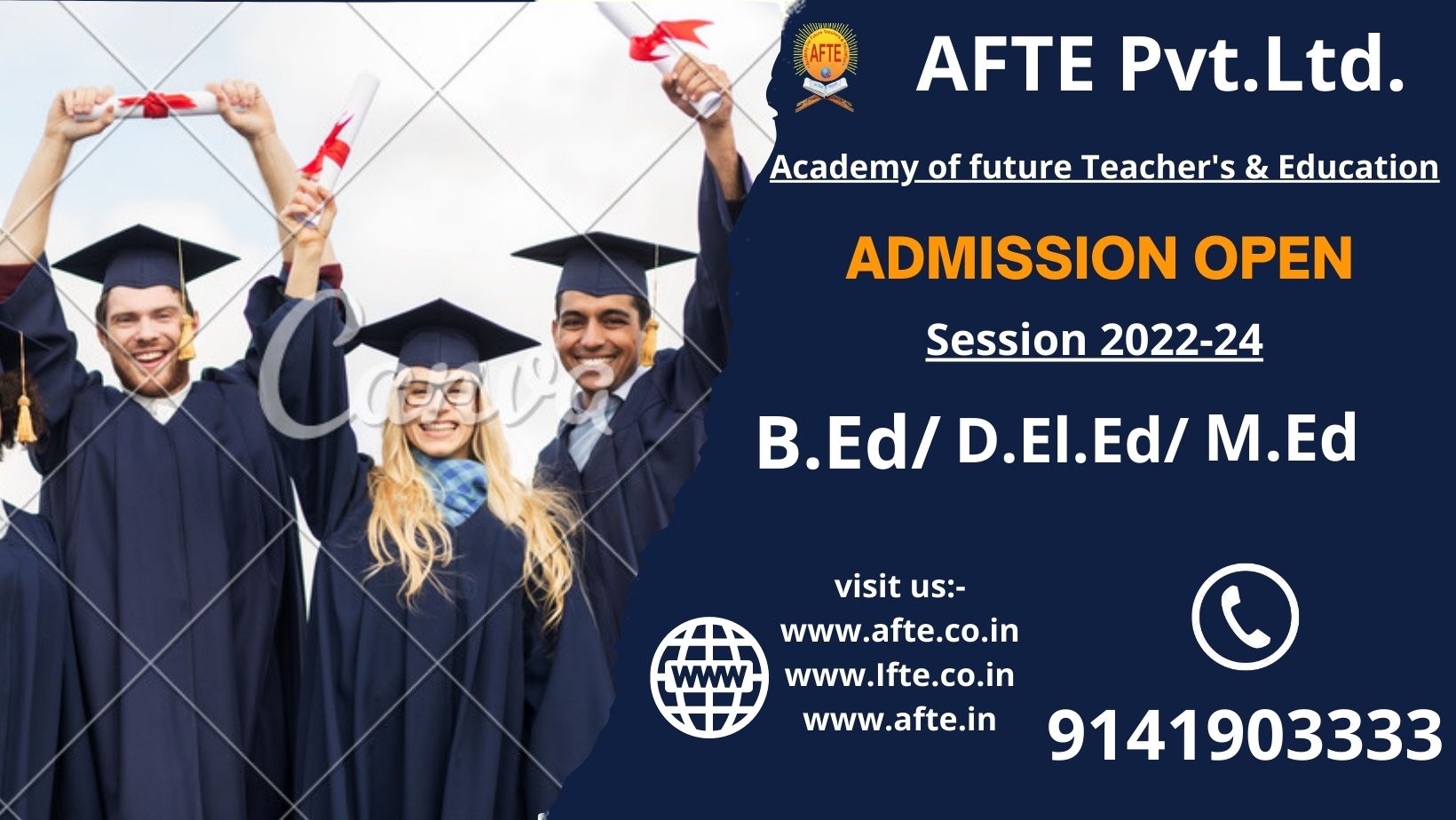 Direct Admission B.Ed/D.El.Ed/M.Ed contact us 9141903333Education and LearningCoaching ClassesWest DelhiRohini