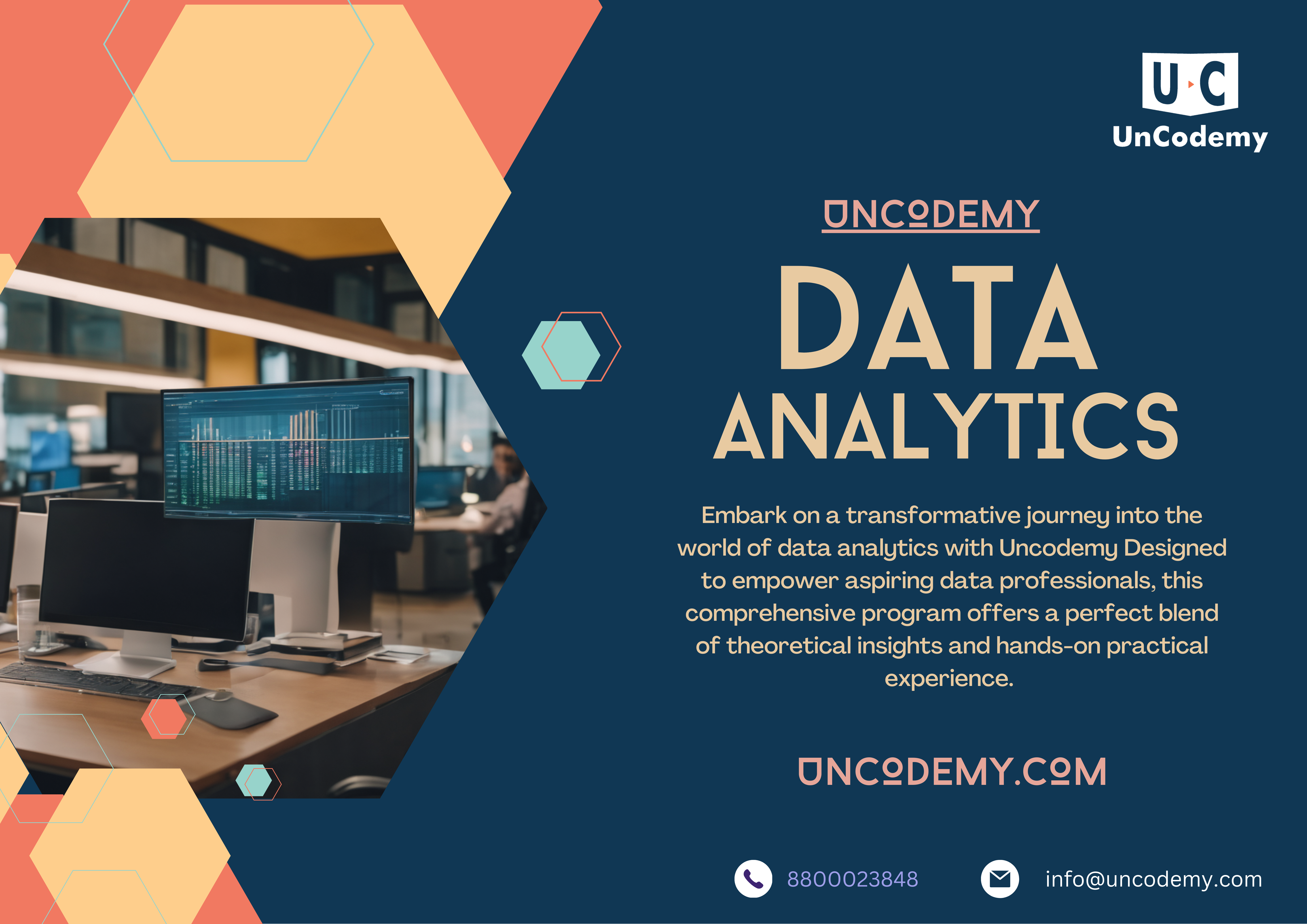 Embark on a transformative journey into the world of data analytics with UncodemyEducation and LearningCoaching ClassesEast DelhiOthers