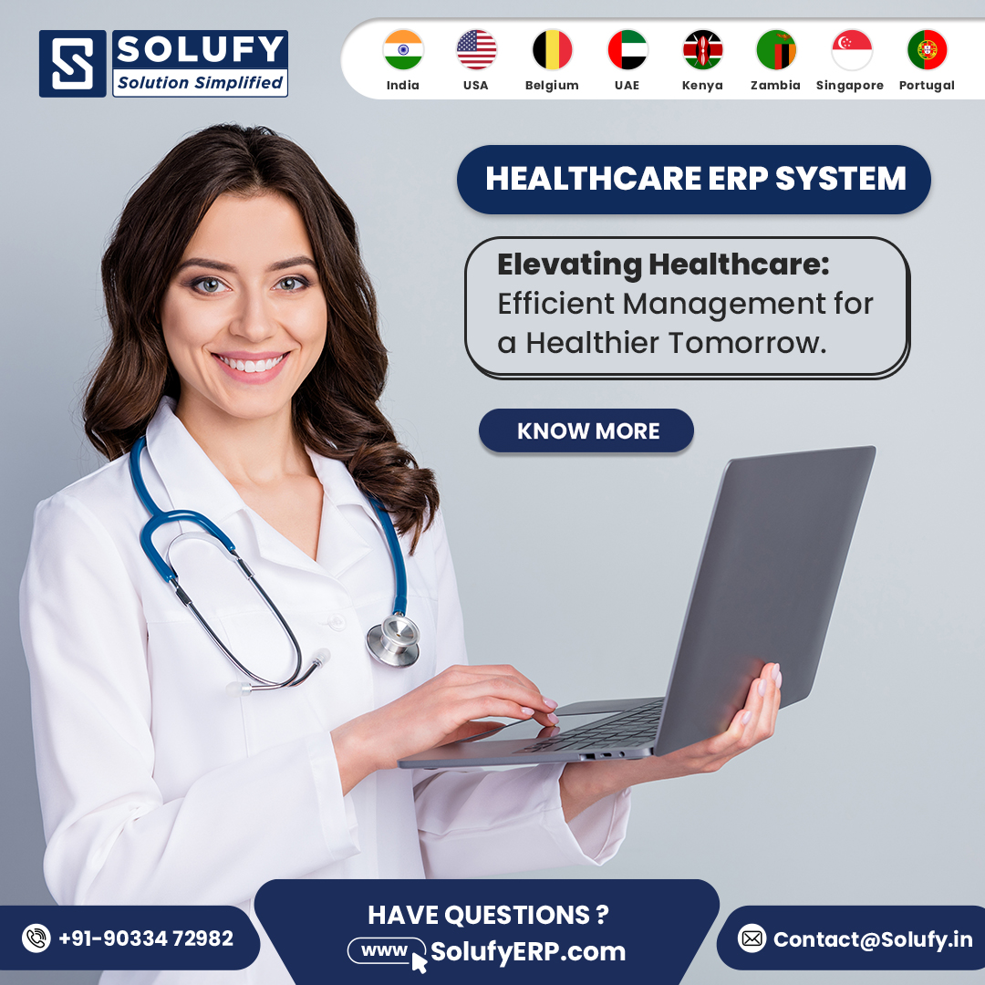 ERP Health care | health care business ERP system - SolufyServicesEverything ElseAll Indiaother