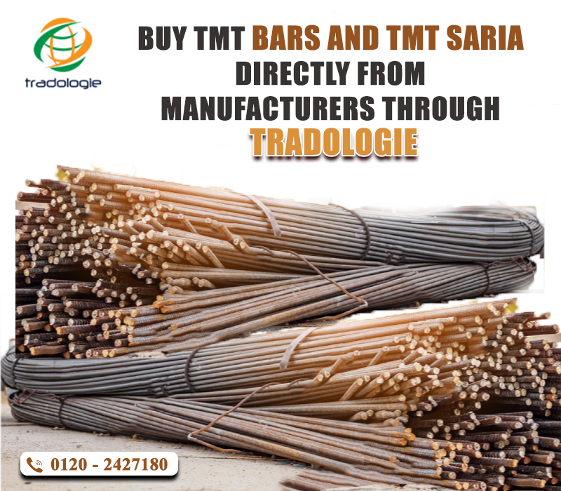 Buy Bulk TMT Bars, TMT Saria Directly From Manufacturers Through TradologieConstructionBuilding MaterialNoidaNoida Sector 16