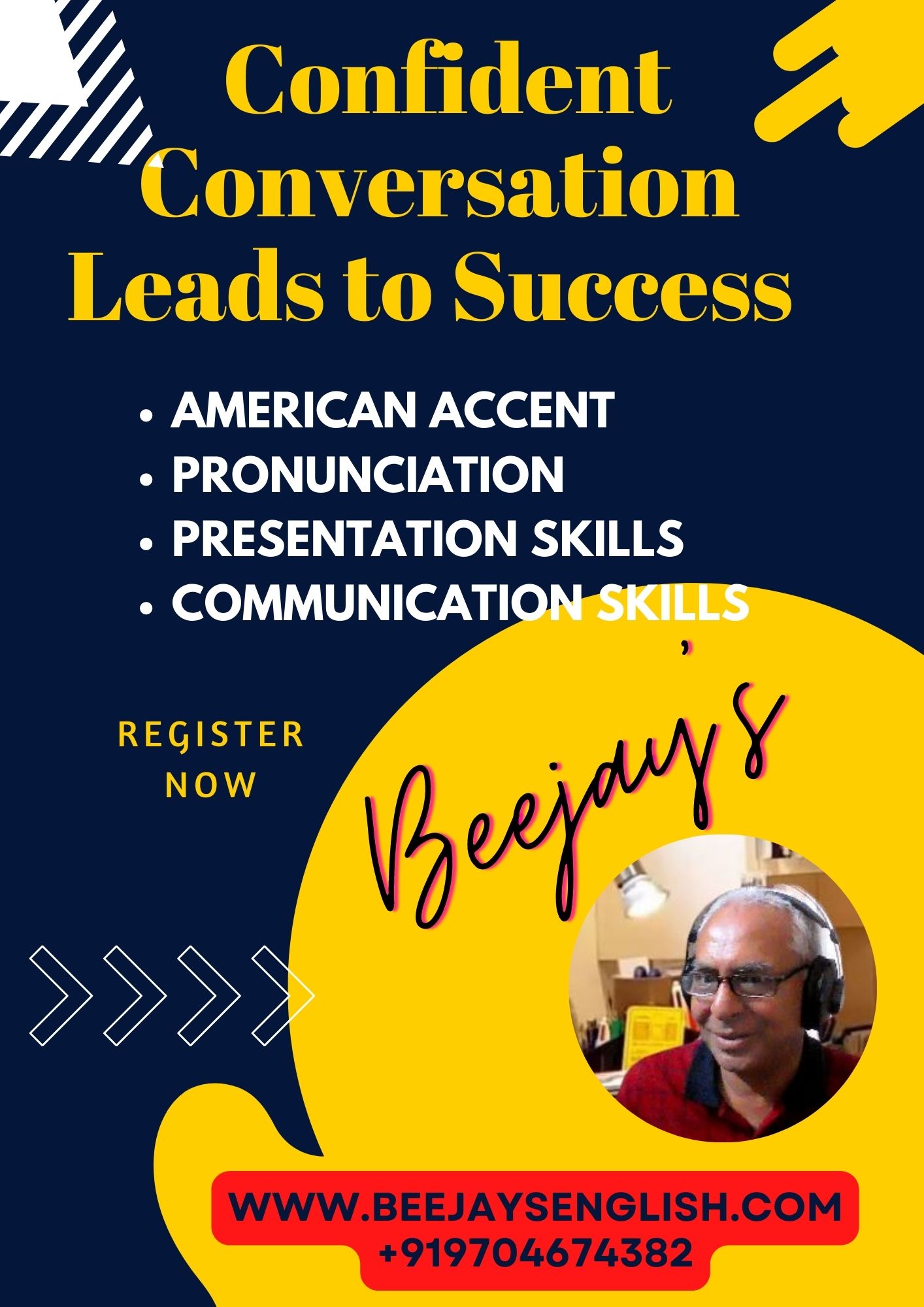 Beejays Online American Accent for Senior ManagersEducation and LearningCoaching ClassesWest DelhiDwarka