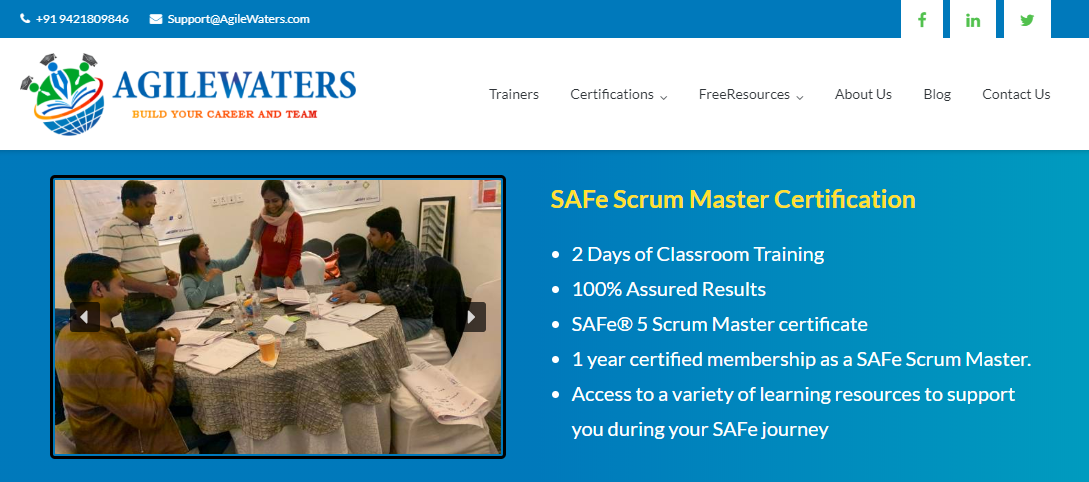 Online SAFe SSM Training Certification Courses in IndiaEducation and LearningCareer CounselingAll Indiaother