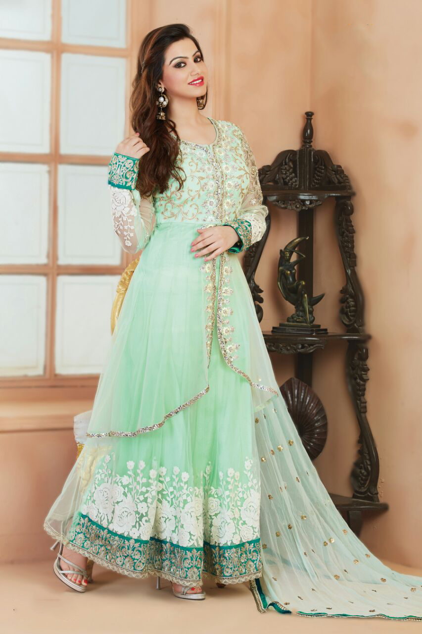 Pakistani Fancy Salwar Kameez by Mirraw at cheap rate