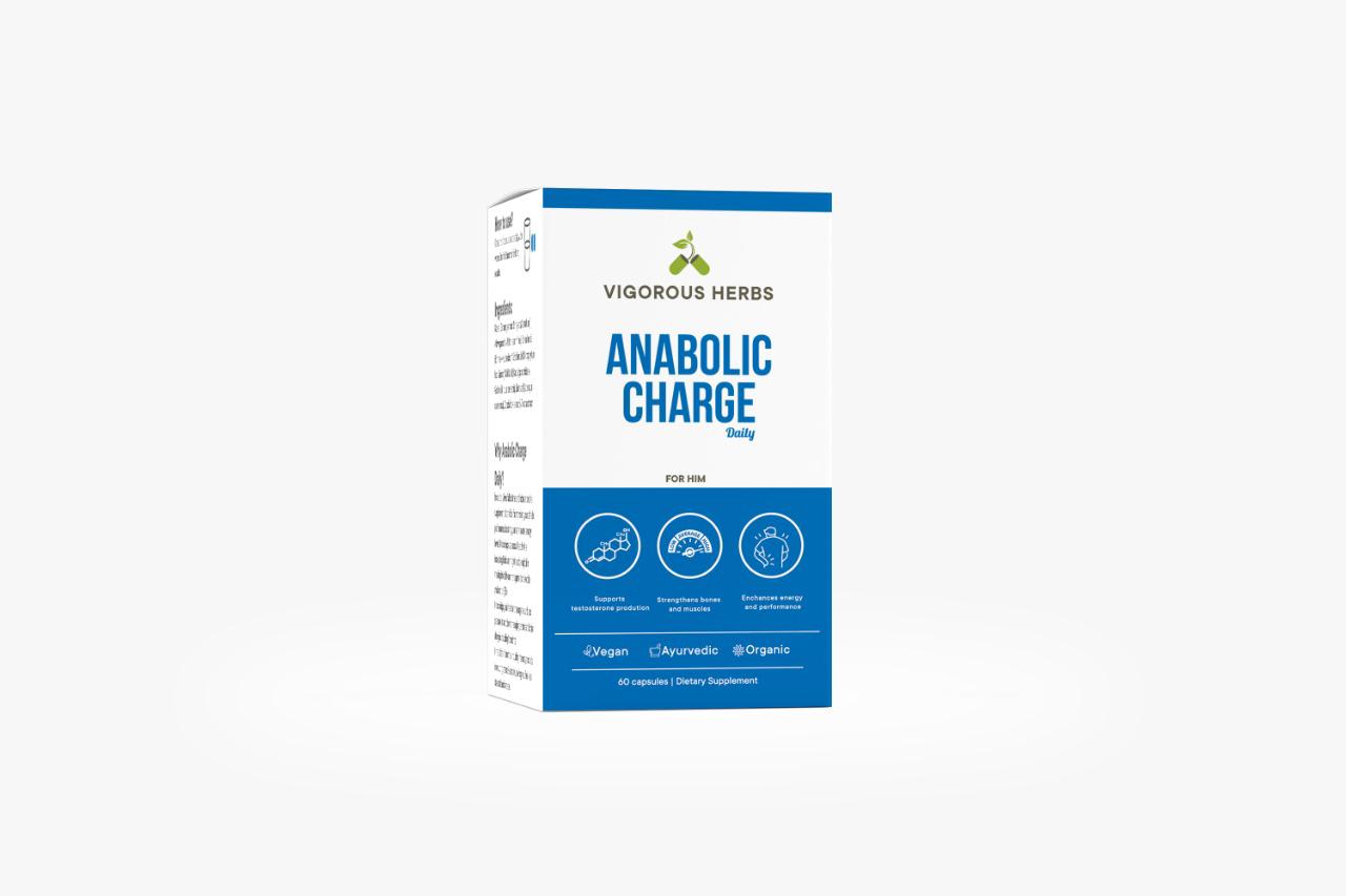 Anabolic Charge - Vigorous HerbsHealth and BeautyHealth Care ProductsAll Indiaother