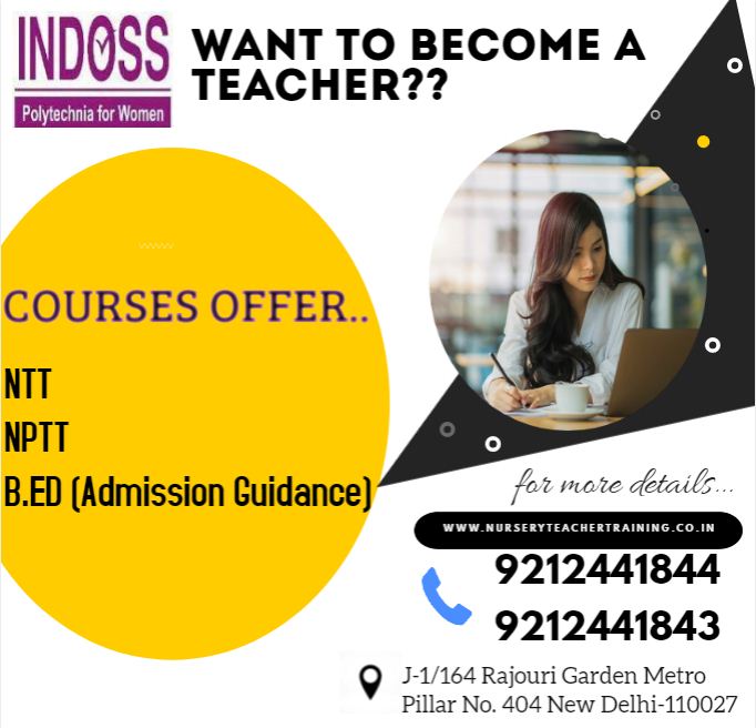 Nursery Primary Teacher Training Institute in Delhi