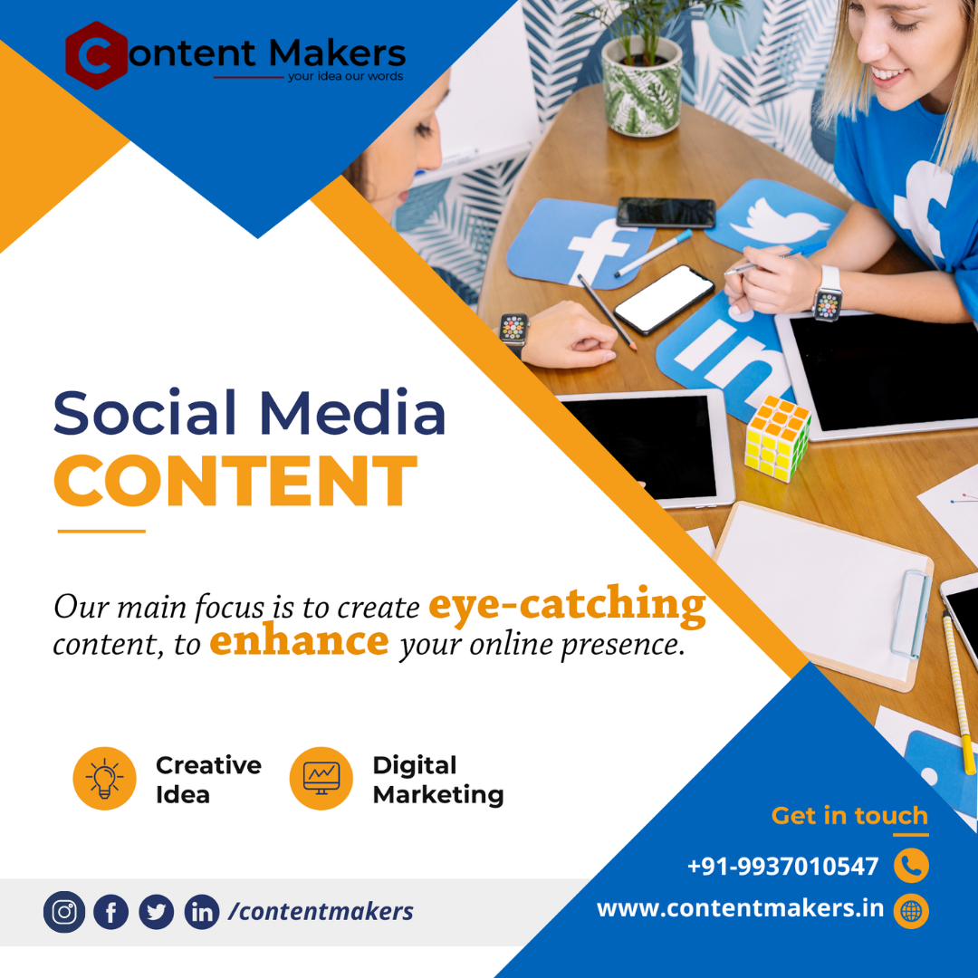 SOCIAL MEDIA CONTENTServicesBusiness OffersNorth DelhiModel Town