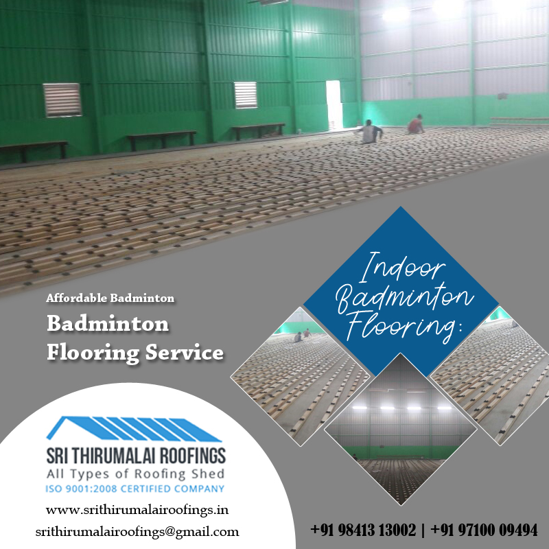 Indoor Badminton Flooring Constructions in Chennai