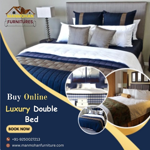 Buy Online Double Bed, Luxury Bed - Manmohan FurnituresBuy and SellHome FurnitureAll Indiaother