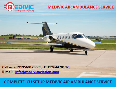 Quick Support Air Ambulance in Hyderabad by Medivic AviationHealth and BeautyHospitalsEast DelhiOthers