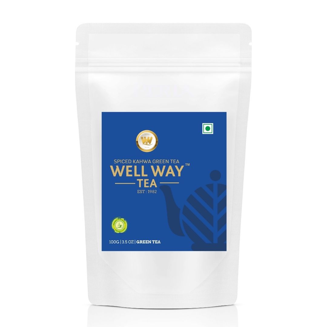 Buy Online Spiced Kahwa Green Tea at best Price – WellWayTea