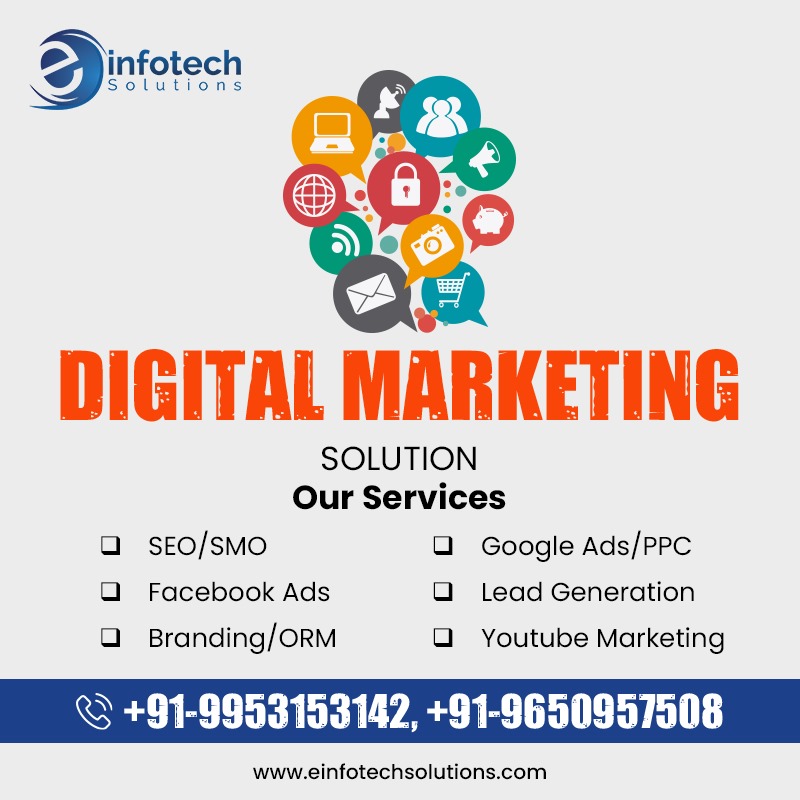 E Infotech Solutions Can Help You Expand Your Online Presence Through Integrated Marketing Strategies.ServicesAdvertising - DesignNoidaNoida Sector 16