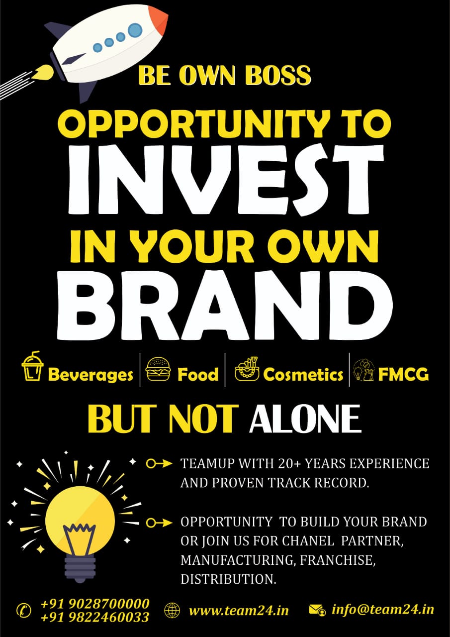 Be your own BossManufacturers and ExportersFood & BeveragesAll Indiaother