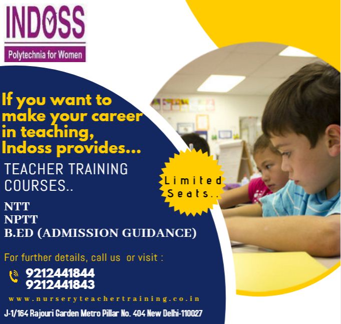 Diploma in Teacher Training ProfessionEducation and LearningDistance Learning CoursesWest DelhiRajouri Garden