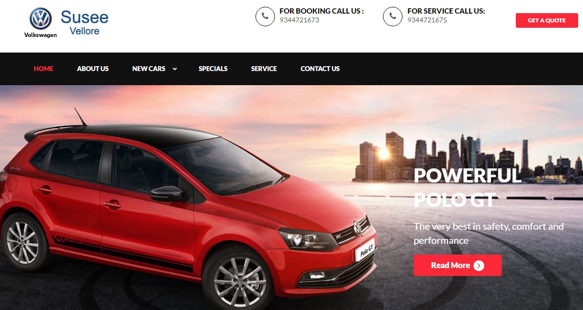 Car Dealers in Vellore | Volkswagen Service Center (Authorized) in Vellore