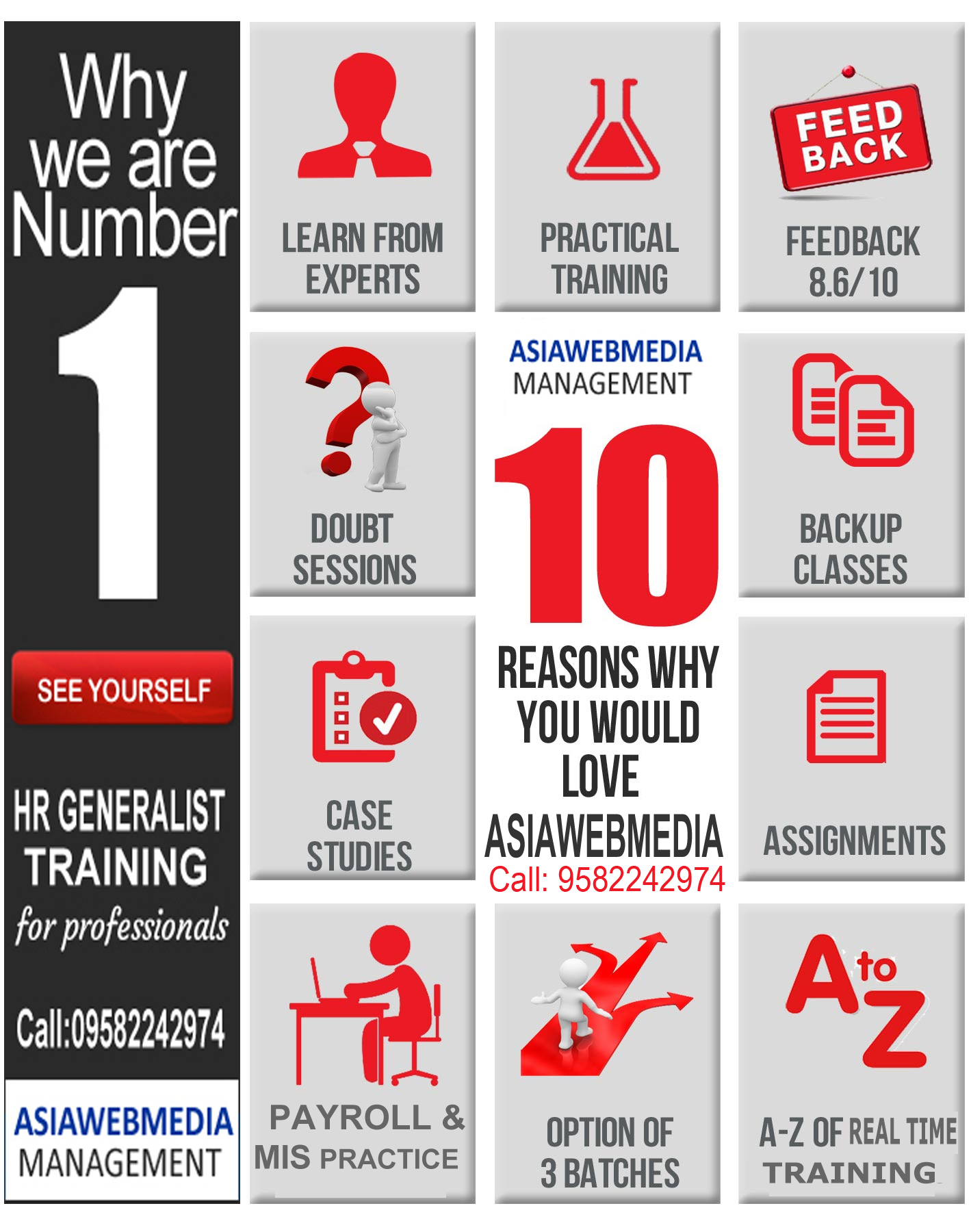 Real Time Practical Training with 100% Placement - ASIAWEBMEDIAEducation and LearningProfessional CoursesSouth DelhiSaket