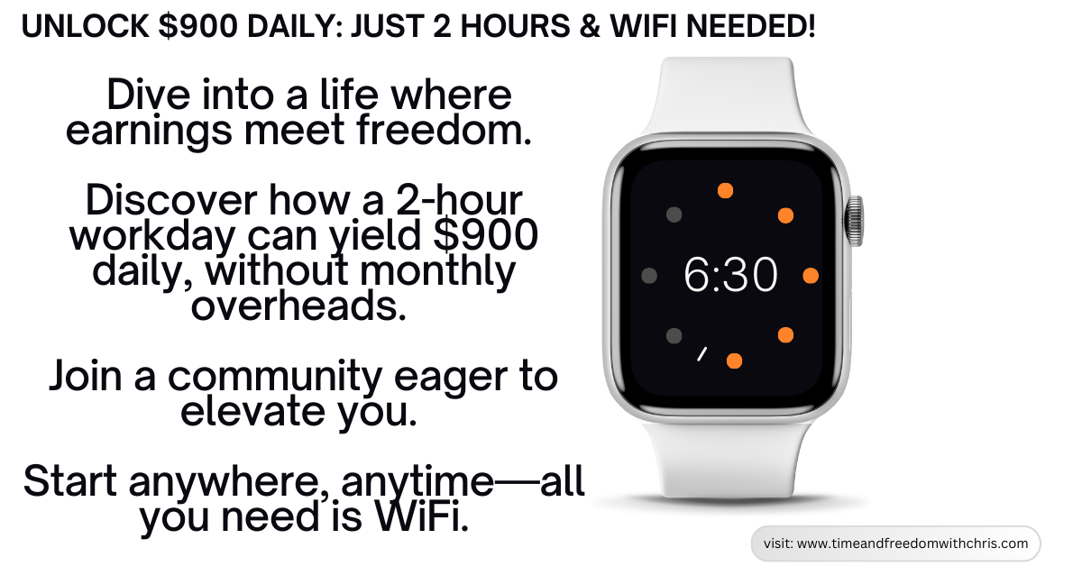 Unlock $900 Daily: Just 2 Hours & WiFi Needed!