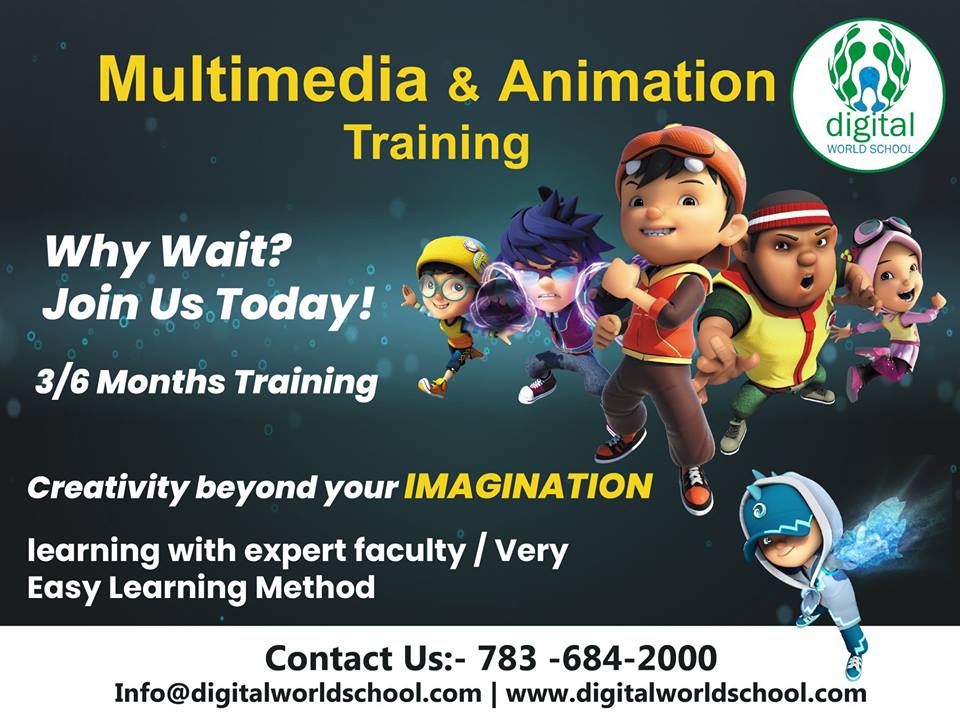 Learn 2D / 3D Animation Course From Best Multimedia School