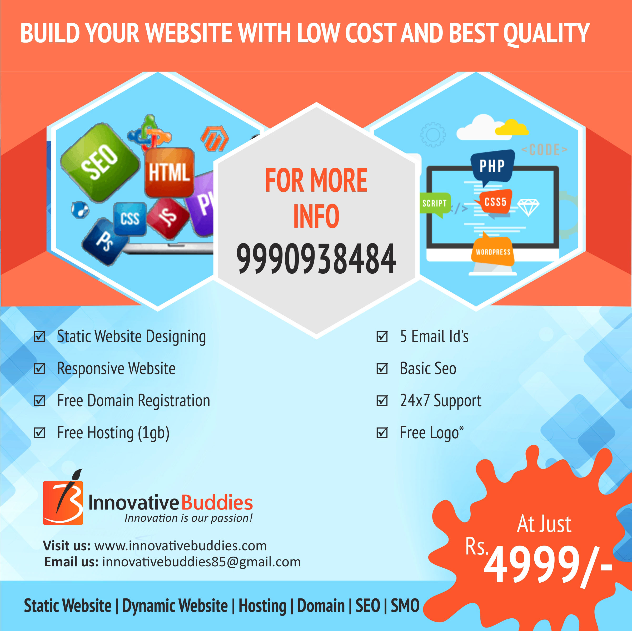 Website Development Service in DelhiServicesEverything ElseWest DelhiDwarka