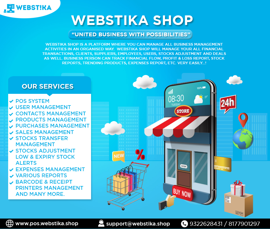 Webstika Shop SoftwareHealth and BeautyHealth Care ProductsAll Indiaother