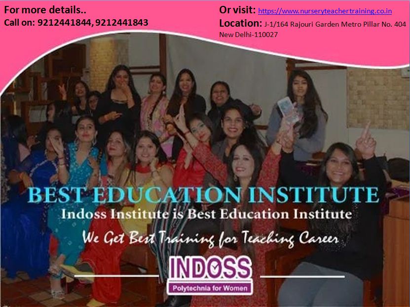 Delhi's Best Teacher Training Institute for WomenEducation and LearningProfessional CoursesWest DelhiRajouri Garden
