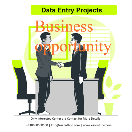 Data Entry Projects Available At Ascent BPO