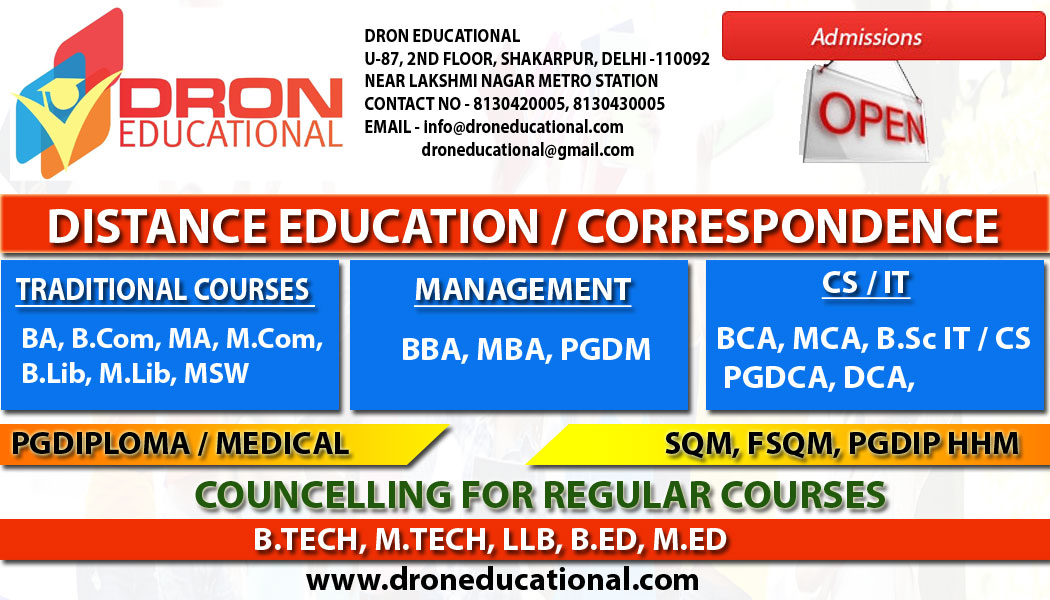 All type of distance Learning Courses  Call/ Whatsapp @8130430005/ 7291823751Education and LearningDistance Learning CoursesEast DelhiLaxmi Nagar