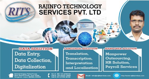 Manpower, Data Entry, Transcription & Translation Outsourcing Services