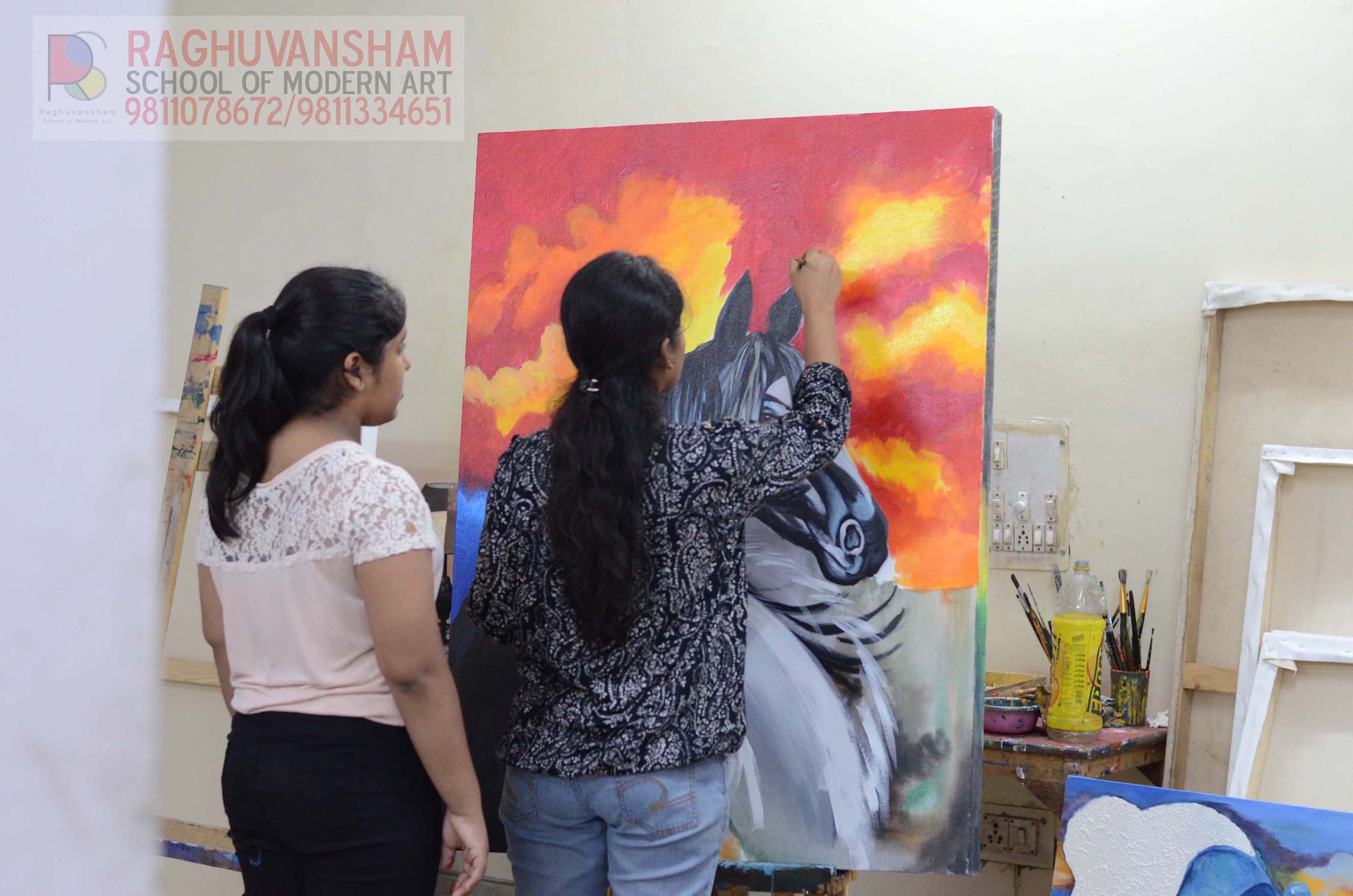 Canvas Painting Classes in Punjabi Bagh