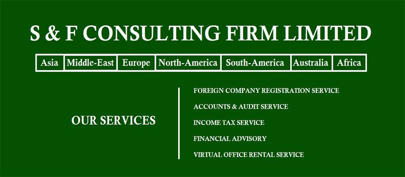 S & F CONSULTING FIRM LIMITED - Company Registration ExpertServicesBusiness OffersAll Indiaother