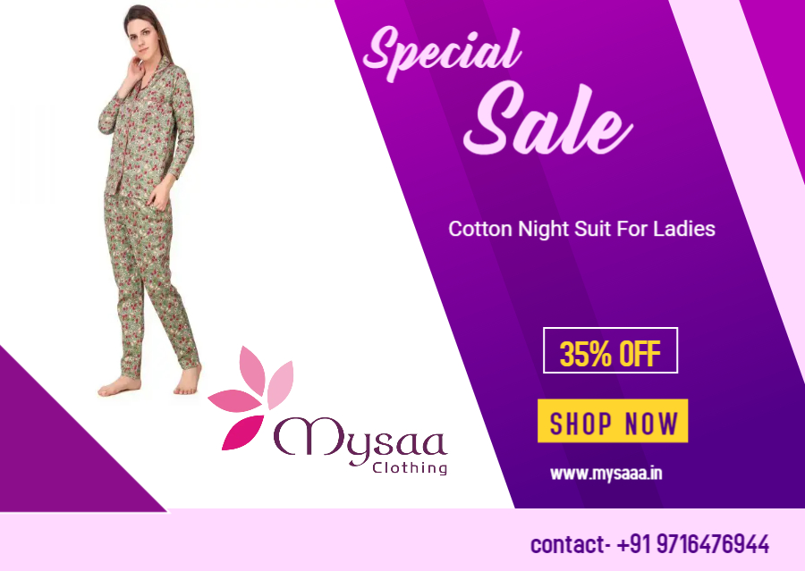 cotton night suit for ladiesOtherAnnouncementsGhaziabadOther