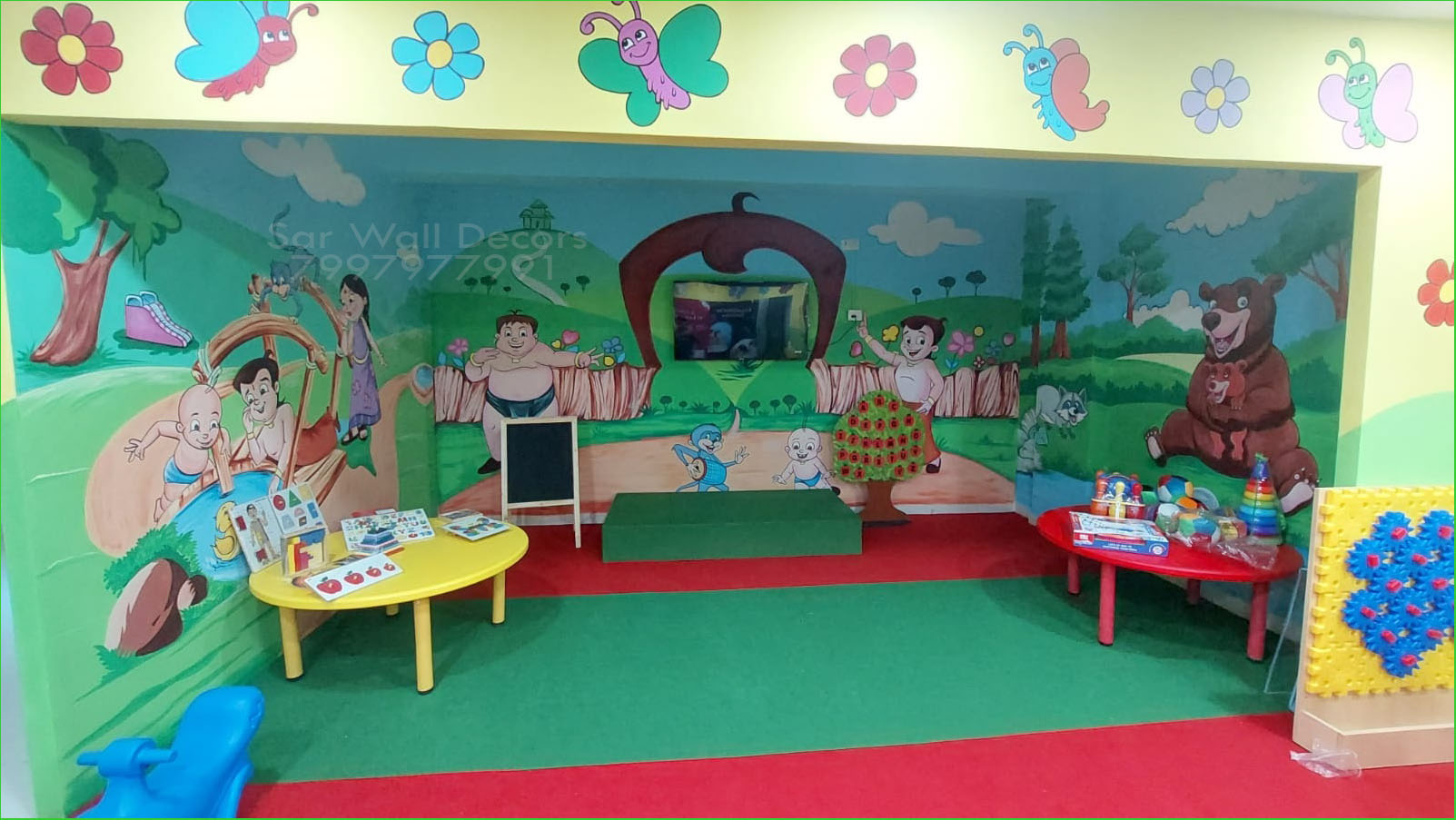 Play School Wall Images From MadhapurServicesInterior Designers - ArchitectsAll Indiaother
