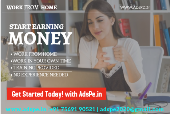 Real home bases job, Ad posting part time work earn daily and weekly basis