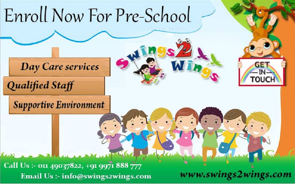 Best Day Boarding Schools in Dwarka - Swings2WingsEducation and LearningPlay Schools - CrecheWest DelhiDwarka