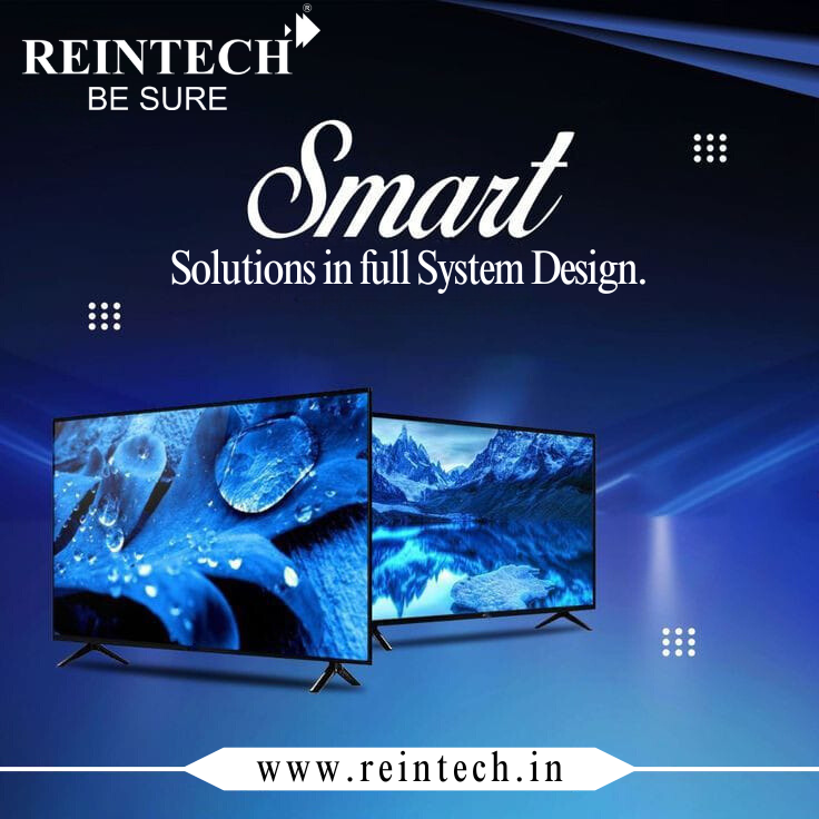 Reintech 80cm [32 Inches] Full HD Smart Android LED TV [RT32S18F] FRAMELESS With Voice Assistant.Electronics and AppliancesTelevisionsFaridabadBallabhgarh