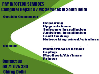 Computer Repair In South DelhiServicesElectronics - Appliances RepairSouth DelhiGreater Kailash