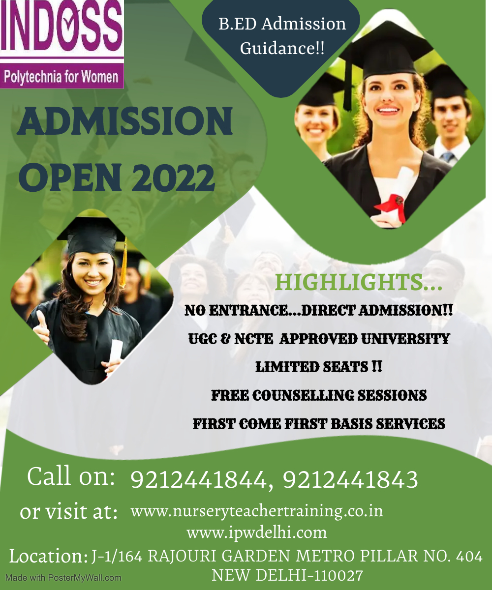 B.ED Admission Guidance Session 2022Education and LearningProfessional CoursesWest DelhiRajouri Garden