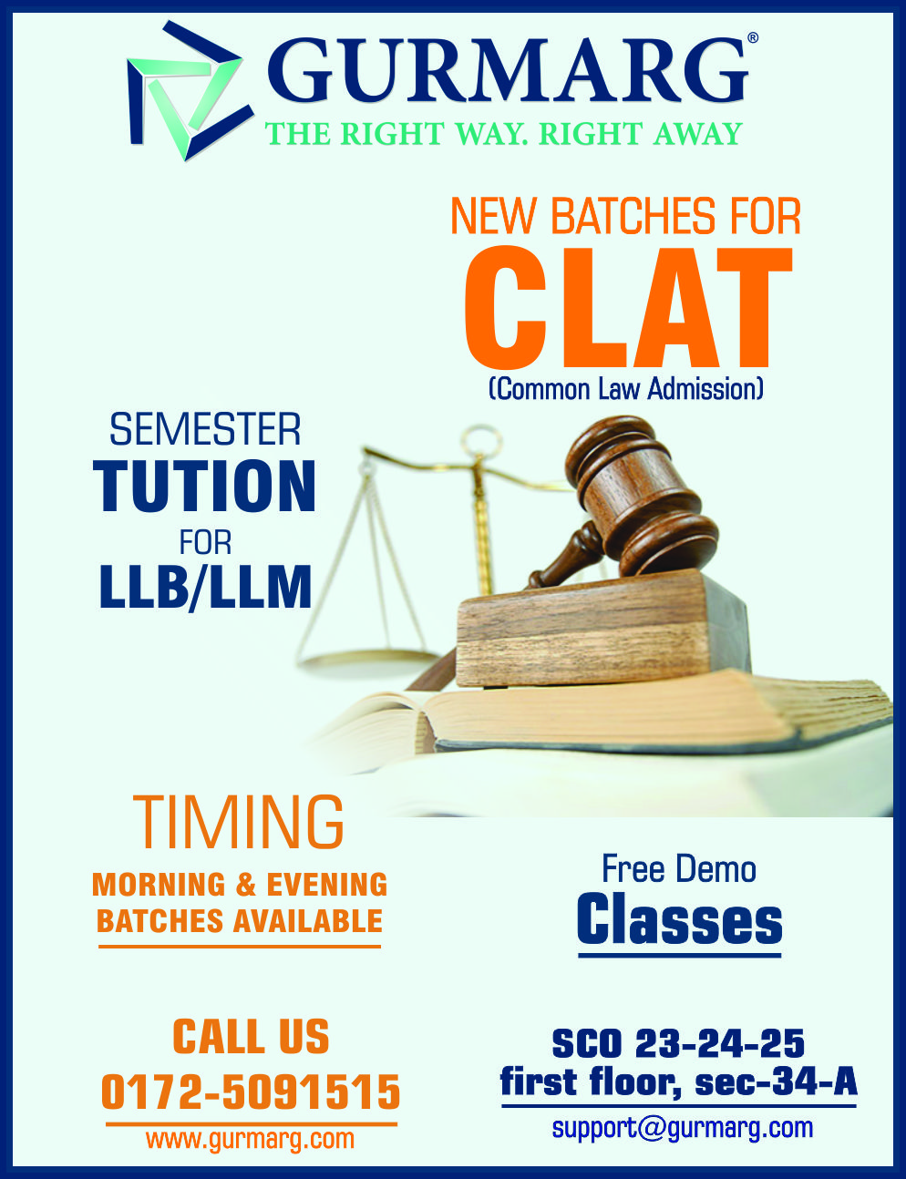 Best CLAT Coaching In Chandigarh