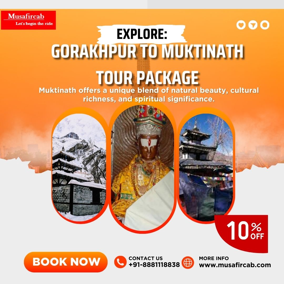 Gorakhpur to Muktinath Tour, Muktinath Tour Package from GorakhpurTour and TravelsTour PackagesGurgaonAshok Vihar
