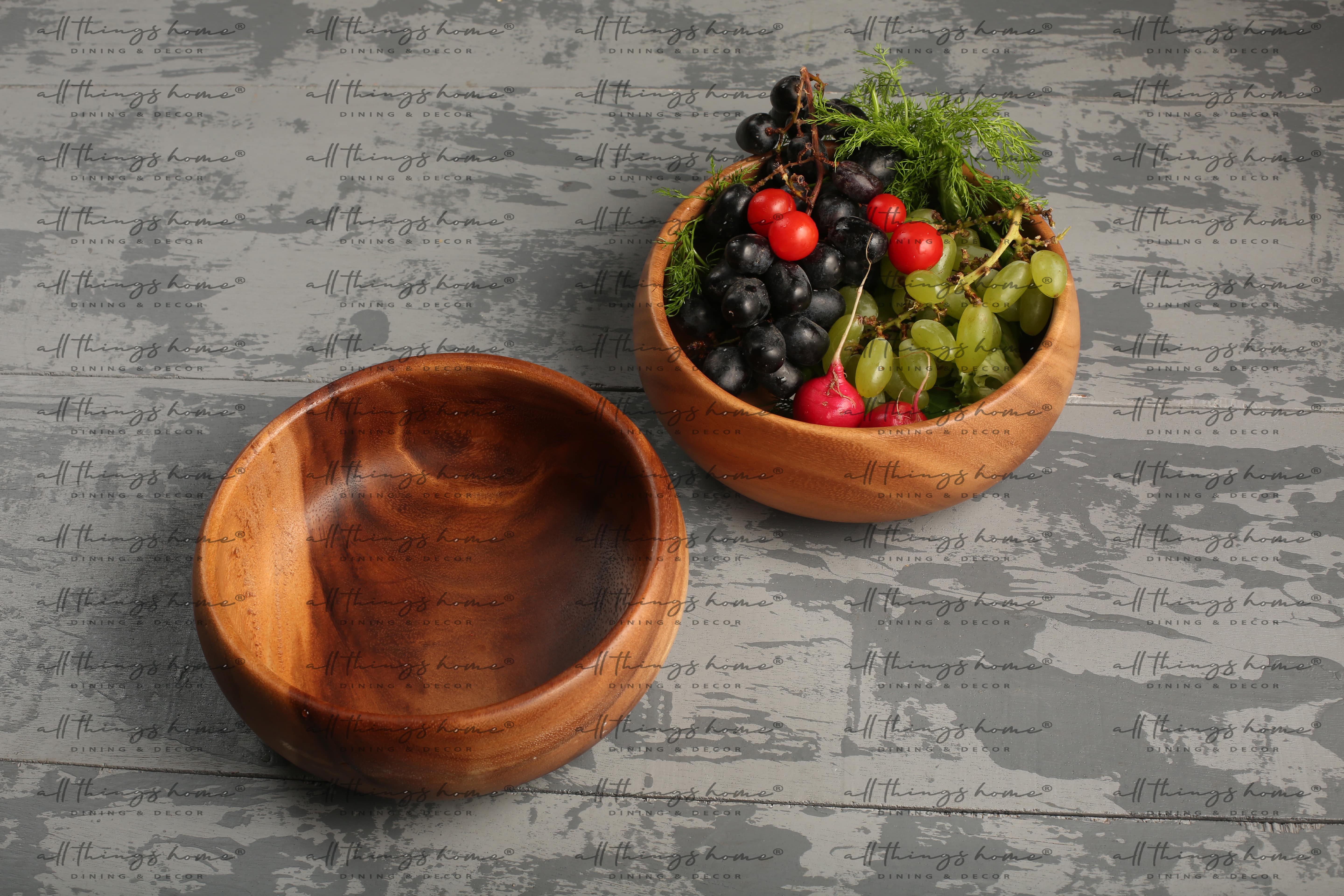 Wooden Round Bowl | All Things HomeHome and LifestyleHome Decor - FurnishingsCentral DelhiKarol Bagh