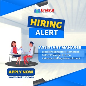 Assistant Manager Job At Evolve Fit Management - Bangalore-KarnatakaJobsHRAll Indiaother