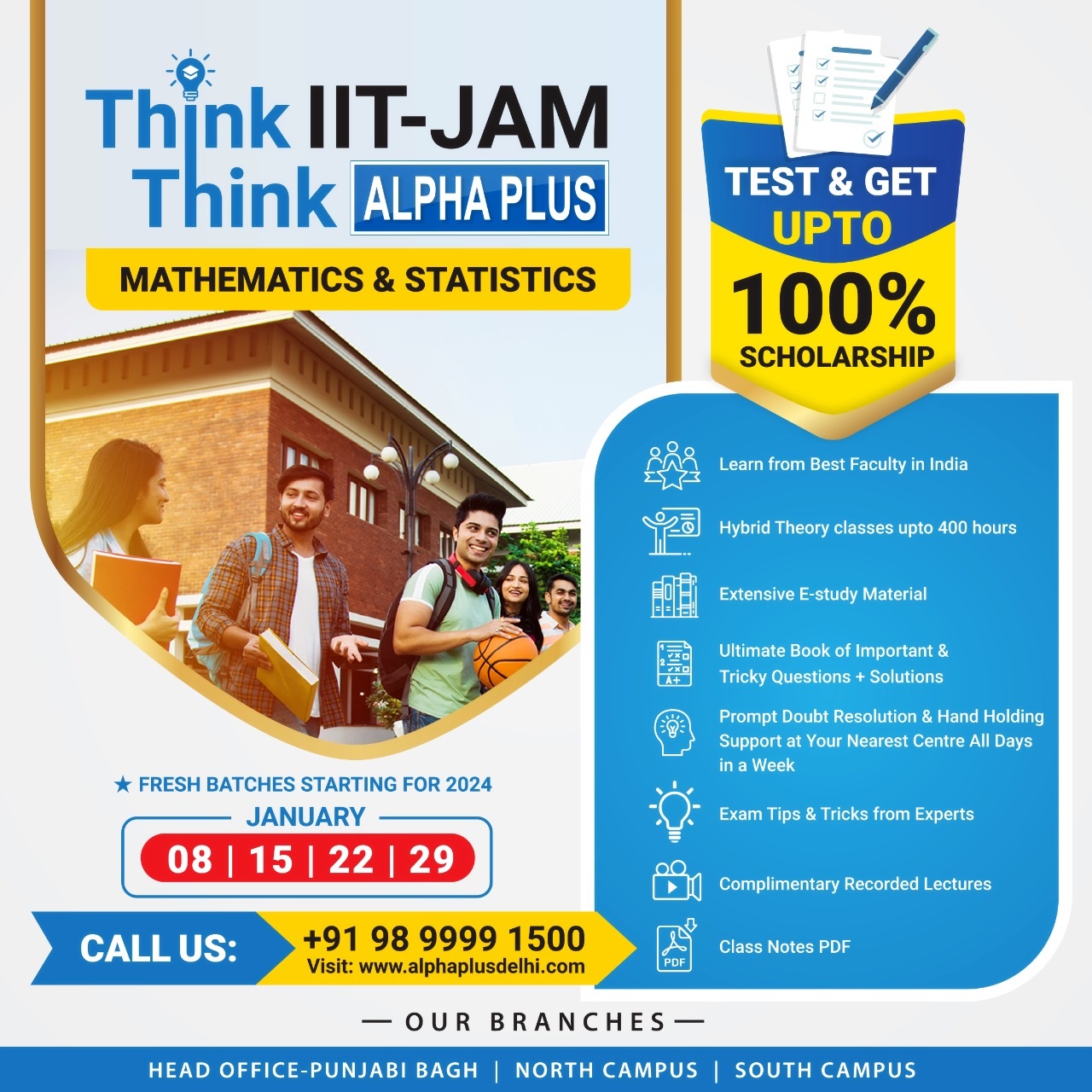 Best IIT-JAM Coaching in DelhiEducation and LearningCoaching ClassesWest DelhiPunjabi Bagh