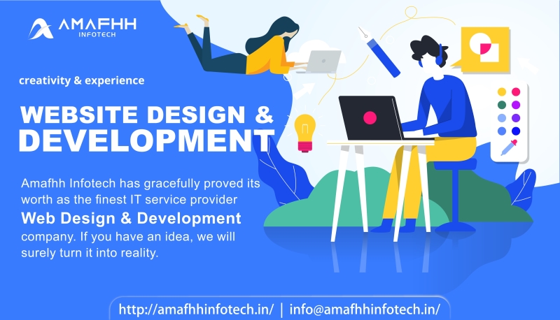 Website design & Development from Amafhh infotechServicesAdvertising - DesignWest DelhiOther