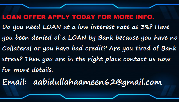 LOAN OFFER APPLY TODAY FOR MORE INFOLoans and FinanceLoan ServicesAll Indiaother