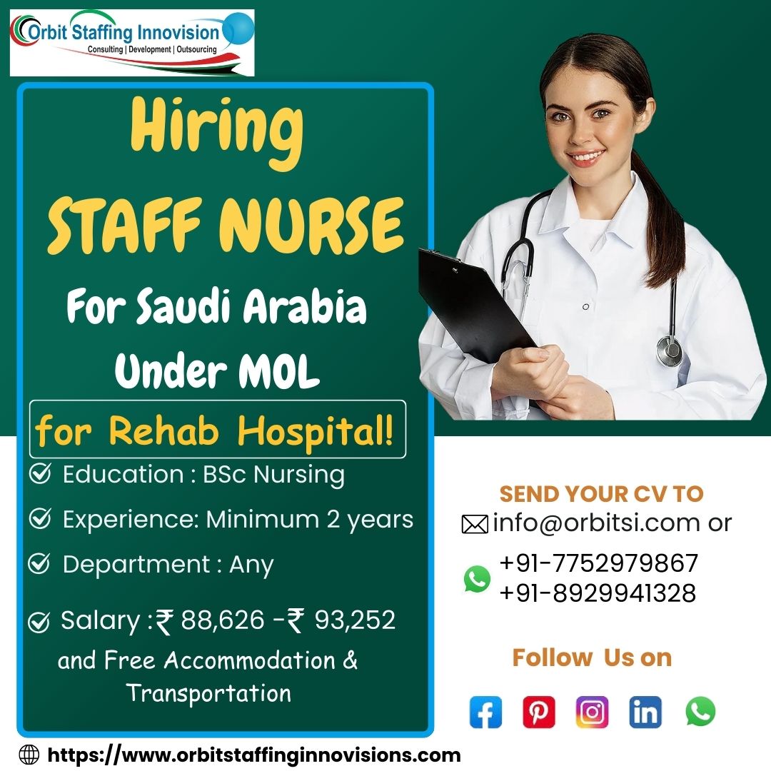 Exciting Opportunity for Staff Nurses in Saudi Arabia!