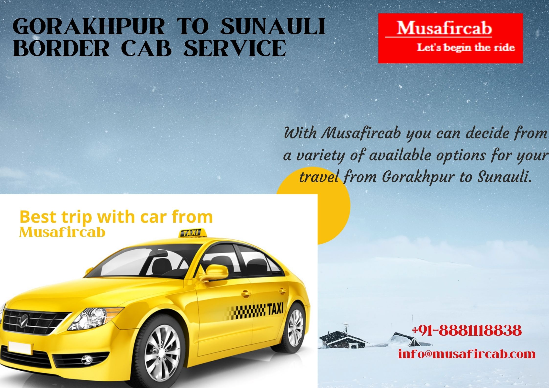 Gorakhpur to Sunauli Taxi  FareTour and TravelsTaxiAll Indiaother