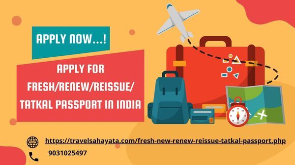 Apply for fresh/renew/reissue/tatkal passport in IndiaServicesEverything ElseNoidaNoida Sector 11