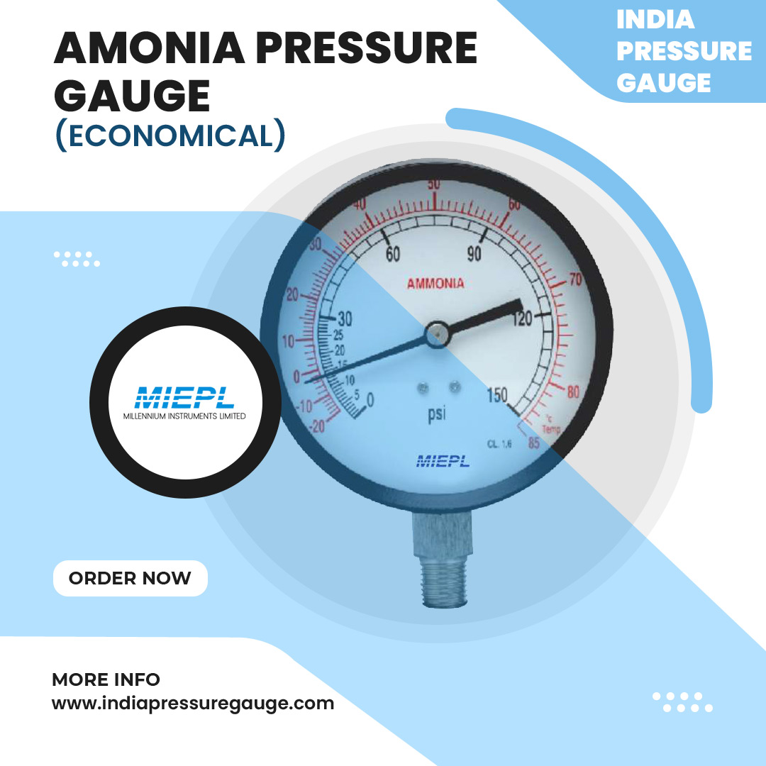Amonia Pressure Gauge - Economical | India Pressure GaugeMachines EquipmentsIndustrial MachineryEast DelhiShakarpur