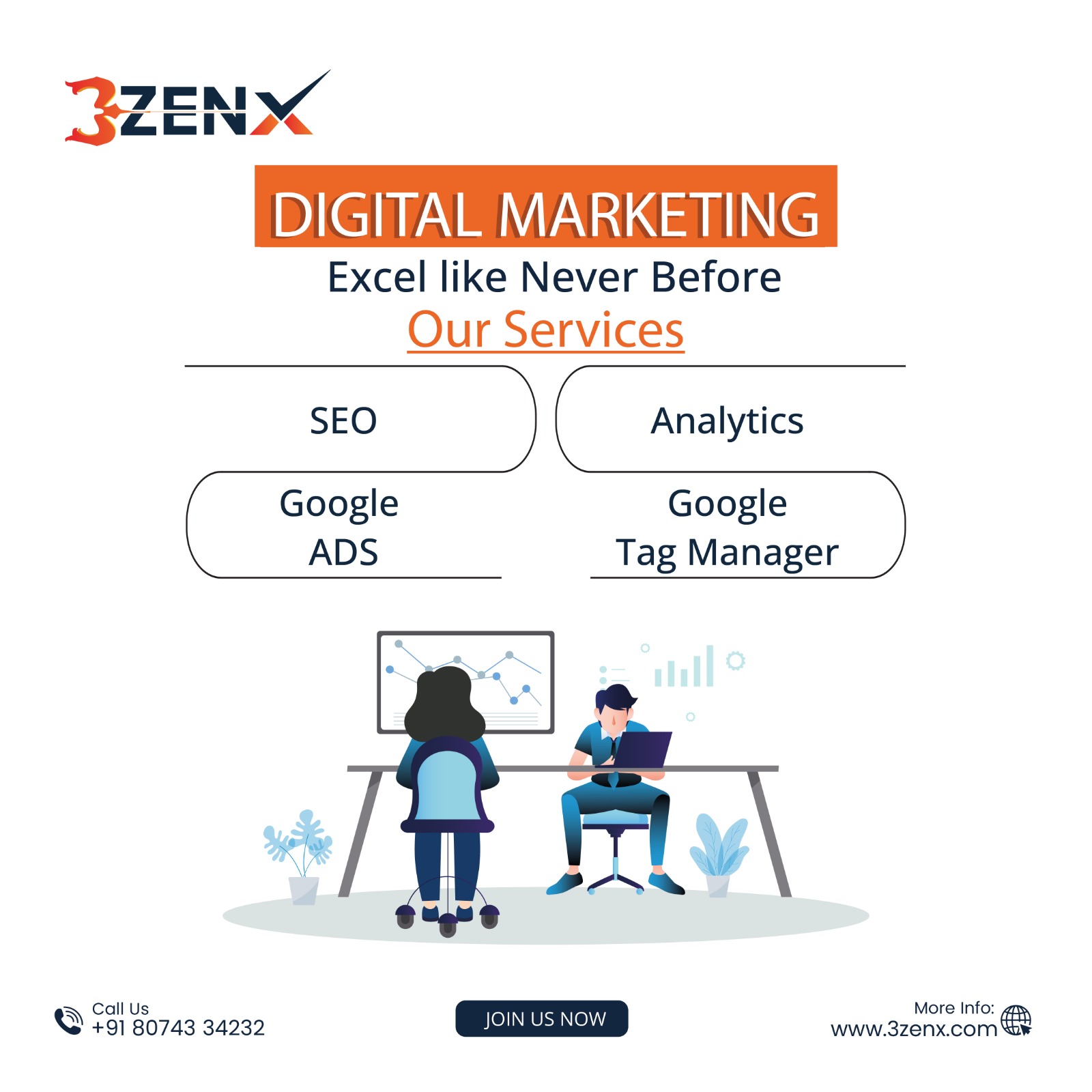 Best Digital Marketing Agency in Hyderabad (3 Zen)Education and LearningPrivate TuitionsAll Indiaother