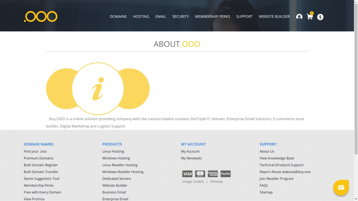 dot OOO domain registration
