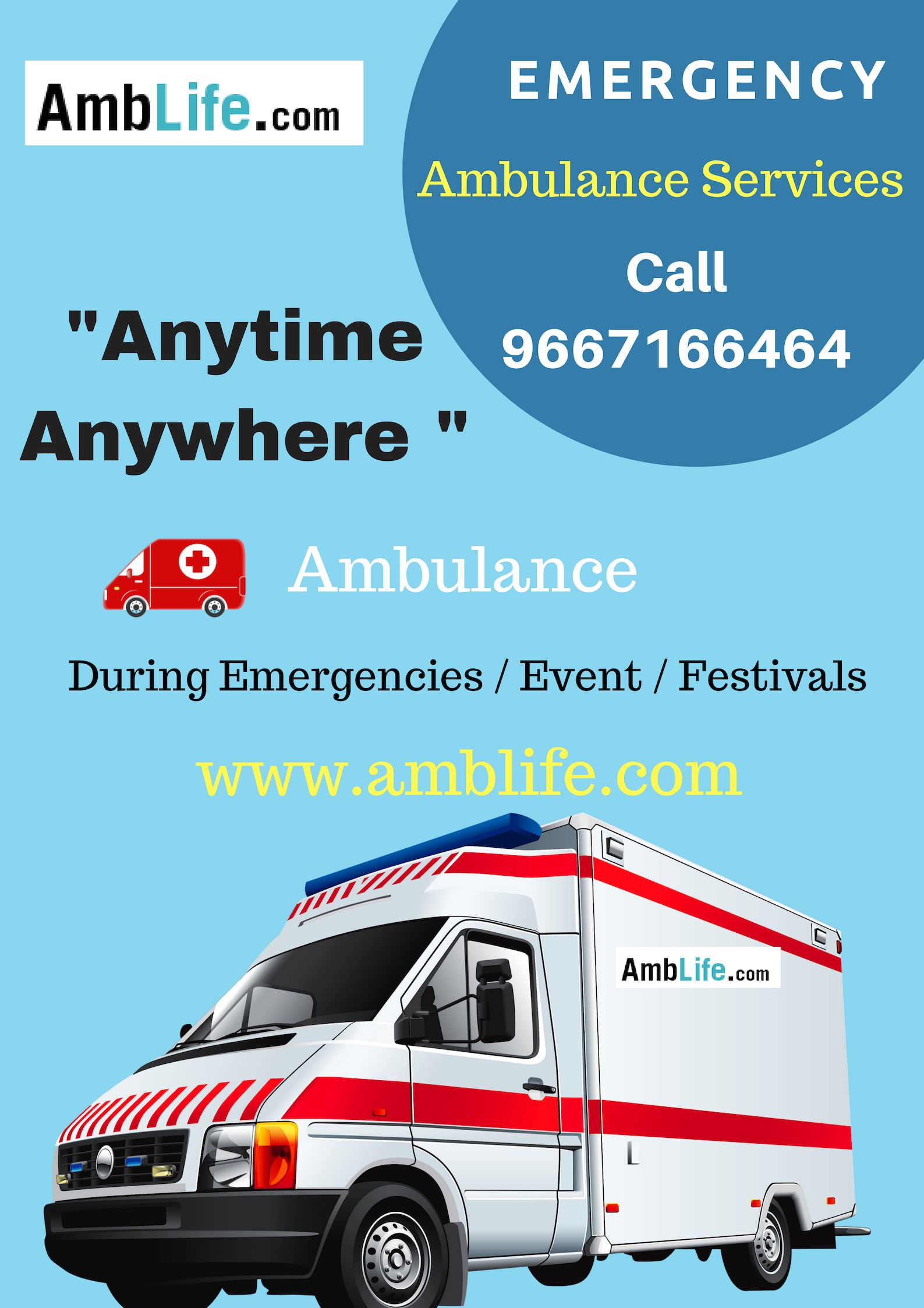 Ground Ambulance Services in Chandigarh – AMB LifeServicesHealth - FitnessAll Indiaother